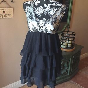 Lace and sheer night dress